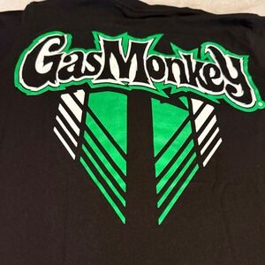 Gas Monkey‎ Garage T Shirt Small Black Graphic Monkey Logo Dallas TX